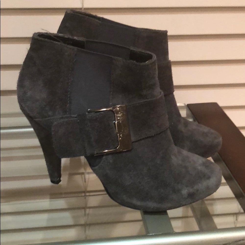 Steve Madden Dark Gray Suarez’s Booties